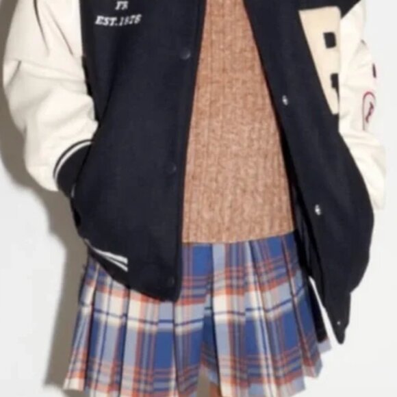 Zara Plaid Pleated Skort - Picture 3 of 8